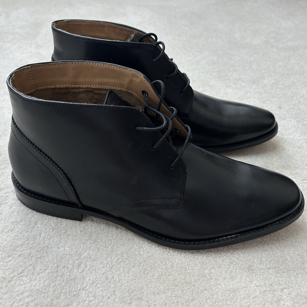 Florsheim Montinaro Plain Toe Dress Chukka Boots Men's 10.5D Lace Up Leather
